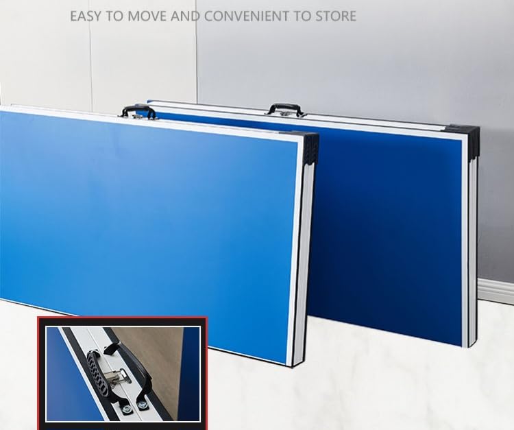 RUP Foldable Table Tennis (TT) | Full Size Table with 2 Minute Quick Easy Setup| Ideal for Both Home&Club - (1 Table Top