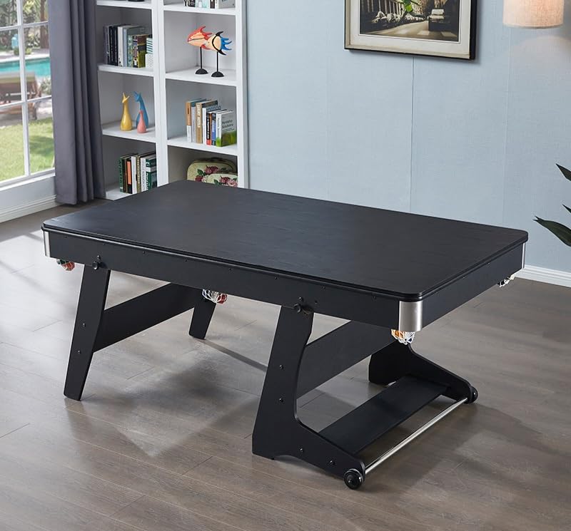 RUP Pro 6ft 3-in-1 Multi Game Table | Pool Table, Table Tennis & Dining/Conference Table | Solid Plywood Construction