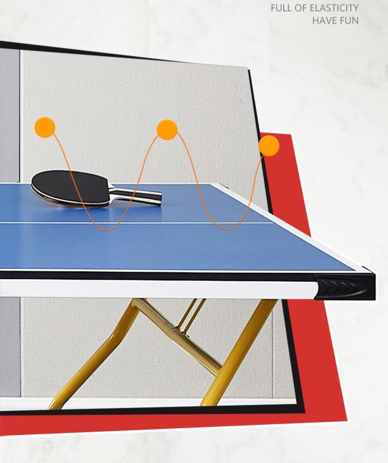 RUP Foldable Table Tennis (TT) | Full Size Table with 2 Minute Quick Easy Setup| Ideal for Both Home&Club - (1 Table Top