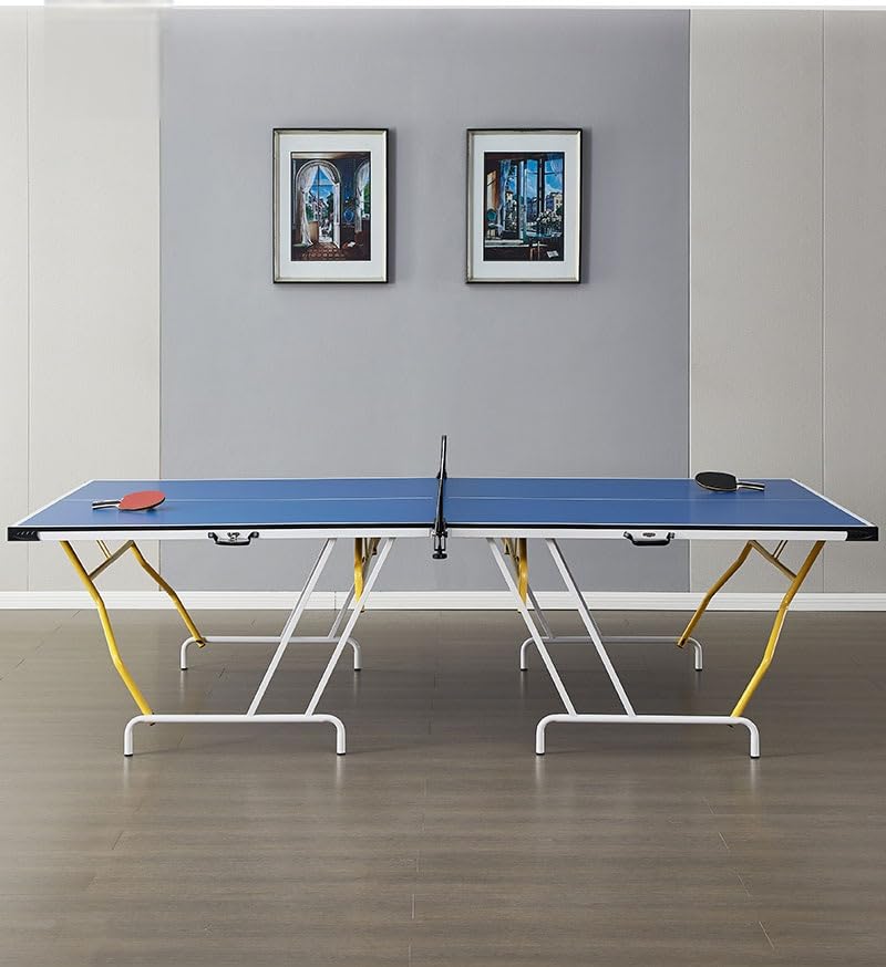 RUP Foldable Table Tennis (TT) | Full Size Table with 2 Minute Quick Easy Setup| Ideal for Both Home&Club - (1 Table Top