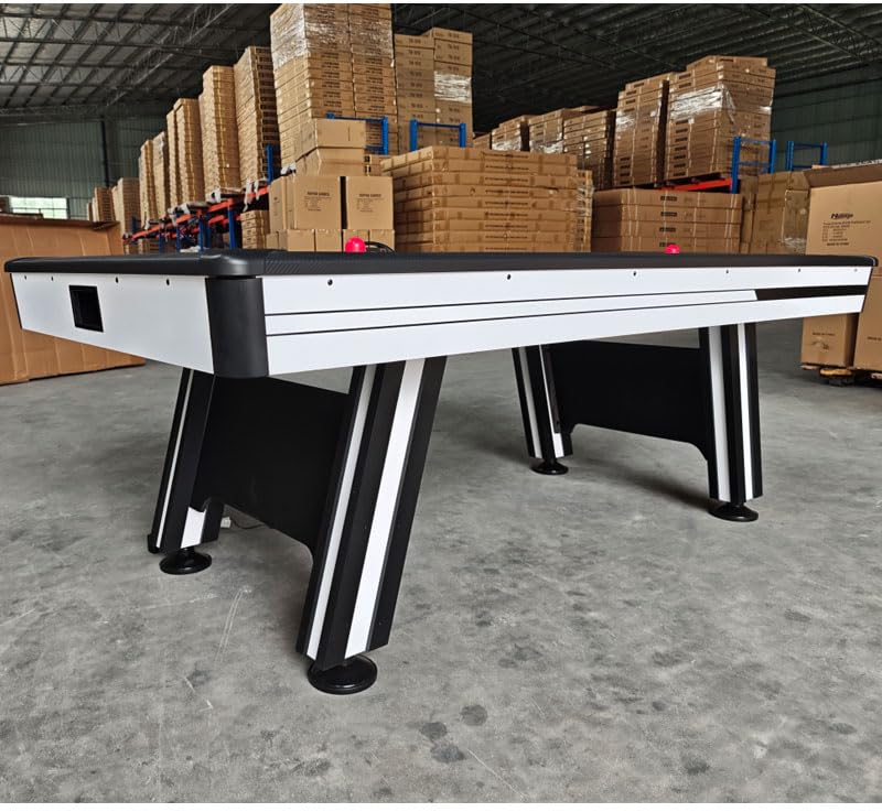 RUP 7ft Air Hockey Table | Electric Air Powered Blower | Digital LED Scoreboard | Professional Indoor Arcade Game | MDF
