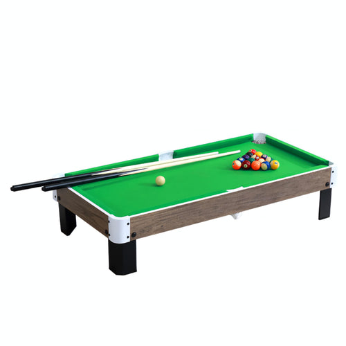 RUP 40-inch Kids Pool Table with Cues and Ball Set, Green – product view