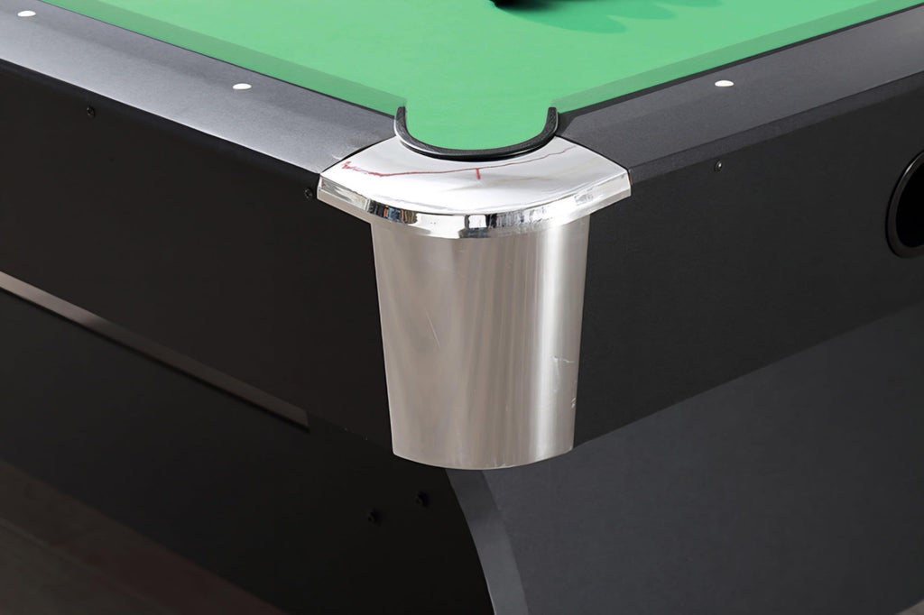 RUP RUP 8ft*4ft American Pool/Billiards Table with Auto Ball Return System, Accessories Included