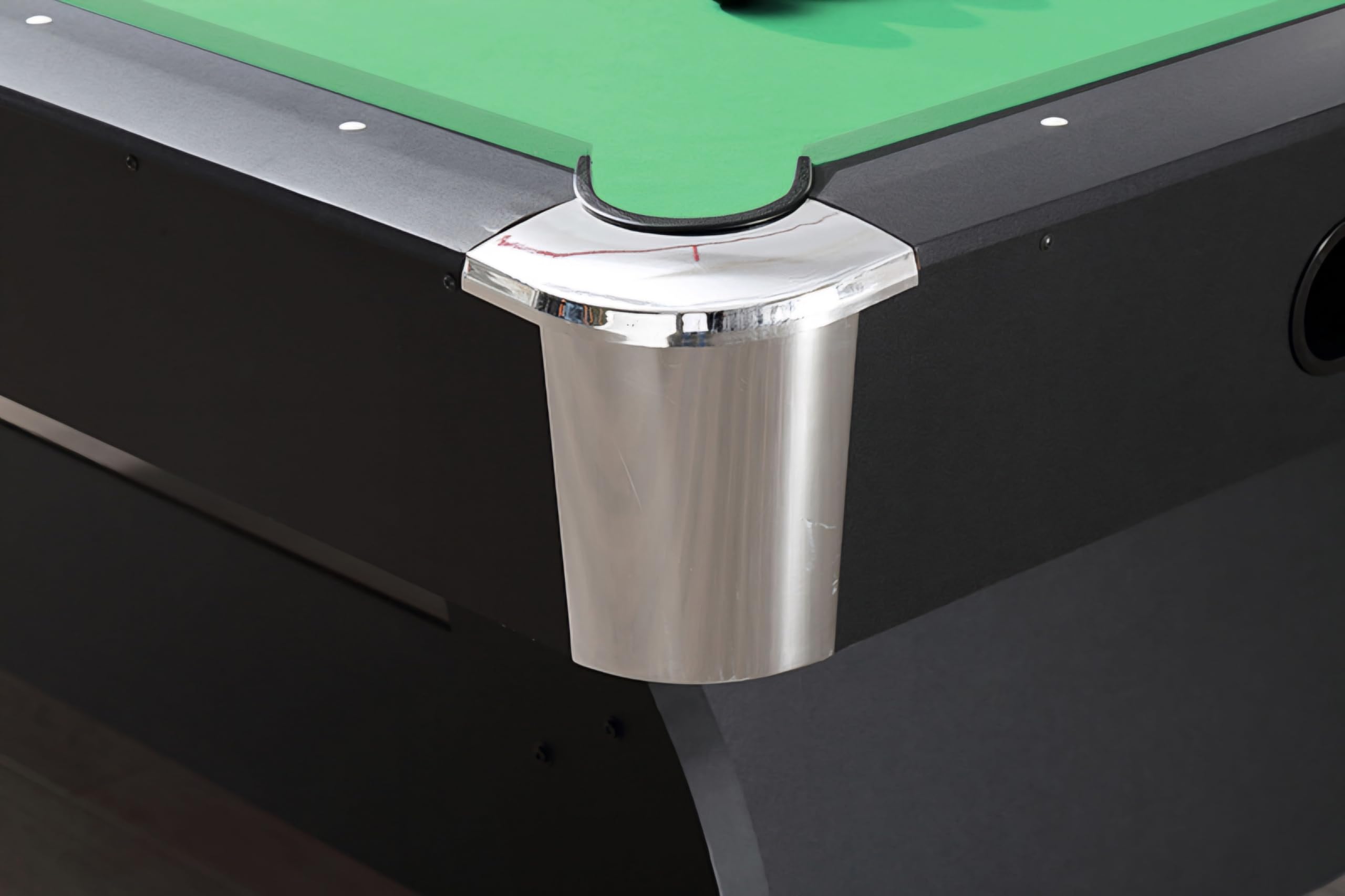 RUP RUP 8ft*4ft American Pool/Billiards Table with Auto Ball Return System, Accessories Included