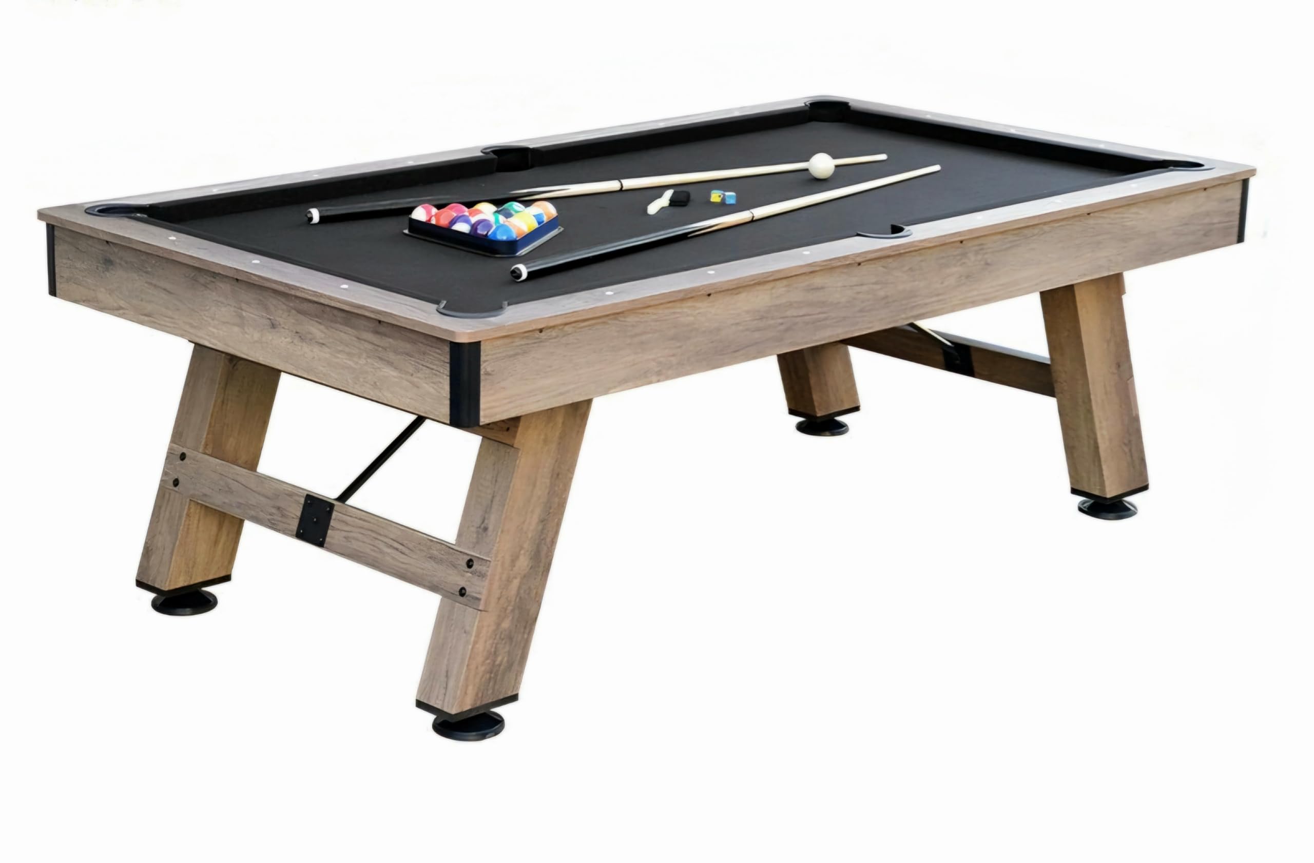 RUP 8ft 3-in-1 Multi Game Table – Pool, Table Tennis & Dining Top – product view
