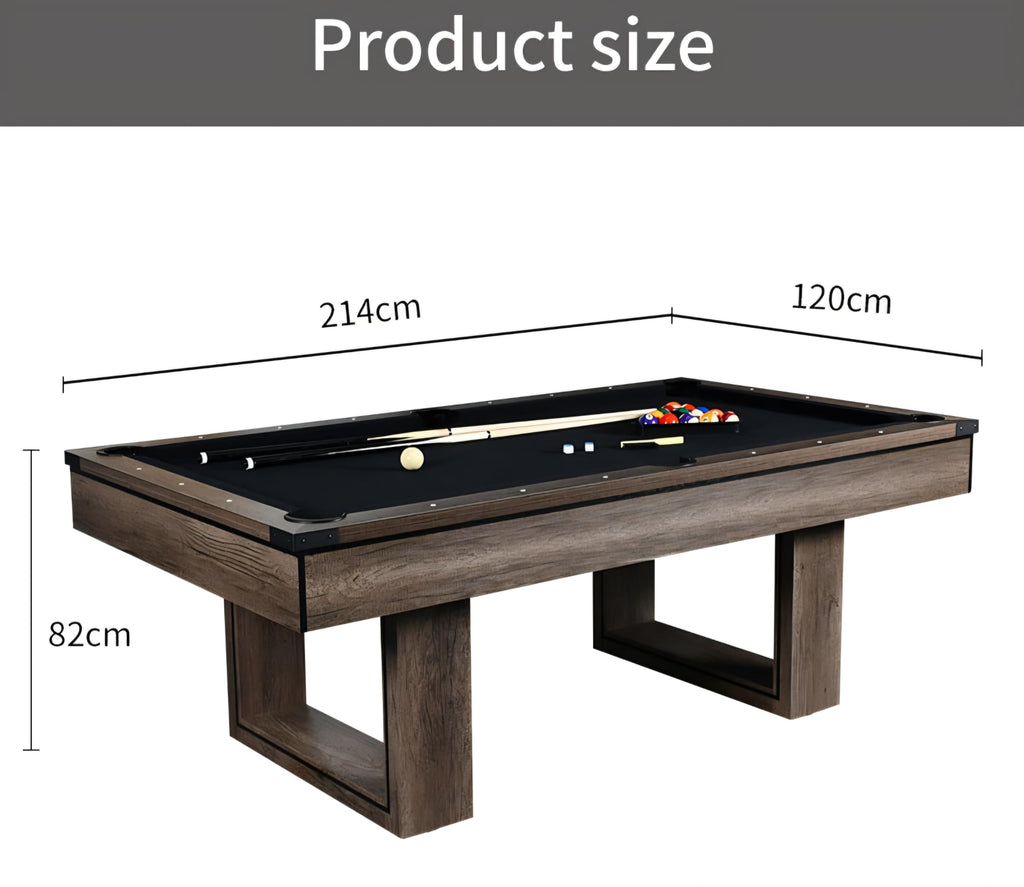RUP 7ft 3-in-1 Multi Game Table | Pool Table + Table Tennis + Dining/Conference Table | Premium MDF Construction | Complete