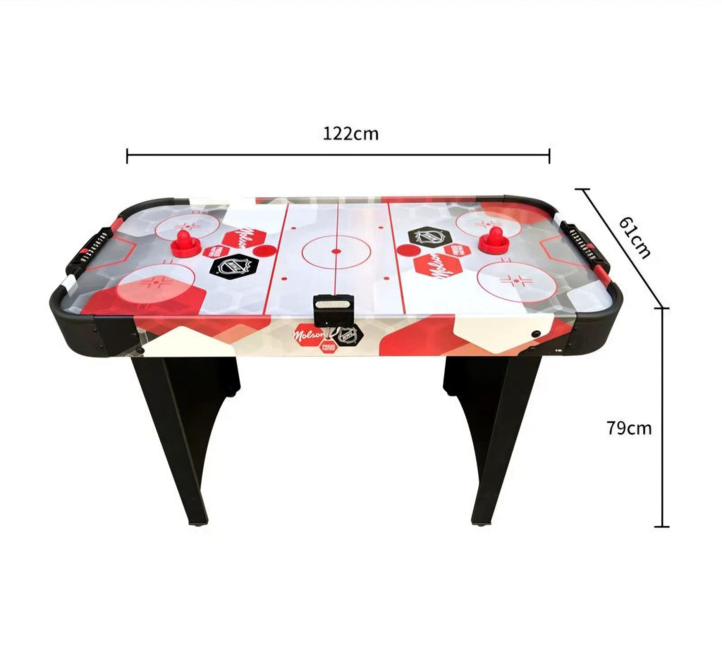 RUP Air Hockey Table, 4ft Electric Powered, Digital Scoreboard, 2 Players Game Set with Pucks and Pushers