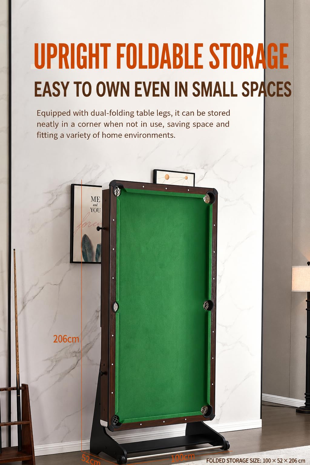 RUP Pro 6ft 3-in-1 Multi Game Table | Pool Table, Table Tennis & Dining/Conference Table | Solid Plywood Construction