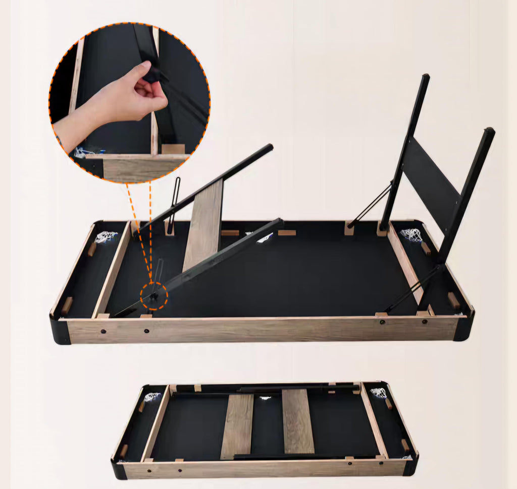 RUP 5ft 3 in 1 Multi Game Table with Folding Legs, Pool Table, Table Tennis, Hockey with Complete Set of Accessories, Fun