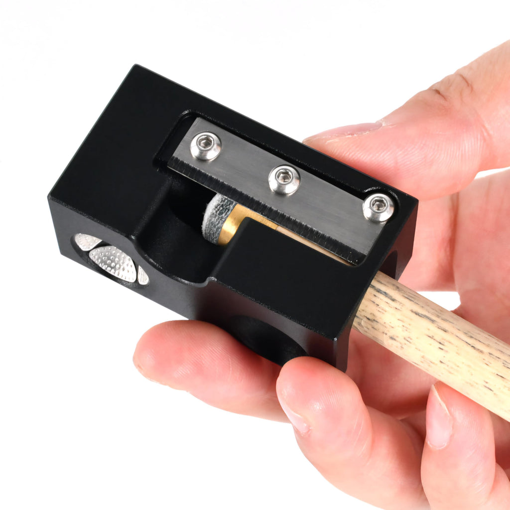 RUP 8-in-1 Pool Cue Tip Tool, Professional Shaper and Maintenance Kit, Black Aluminium Alloy, 5.5 x 2.5 x 3 cm