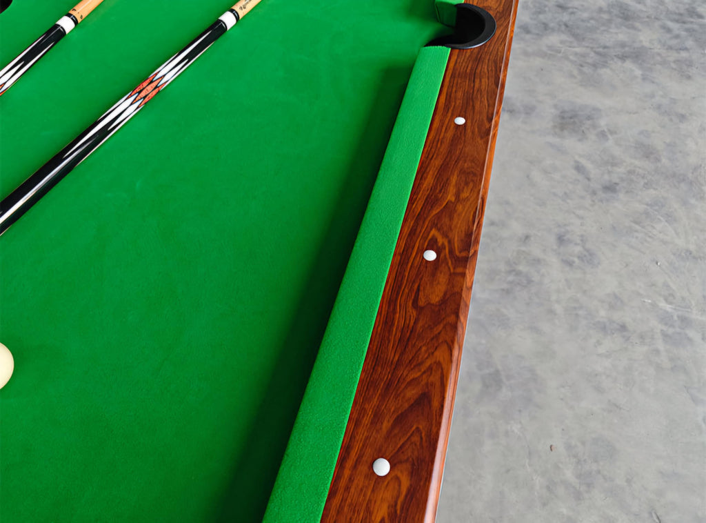 RUP 8ft American Pool Table | Auto Ball Return System | Premium Billiards Cloth | Heavy Duty 147 kg MDF Frame | Smooth Metal
