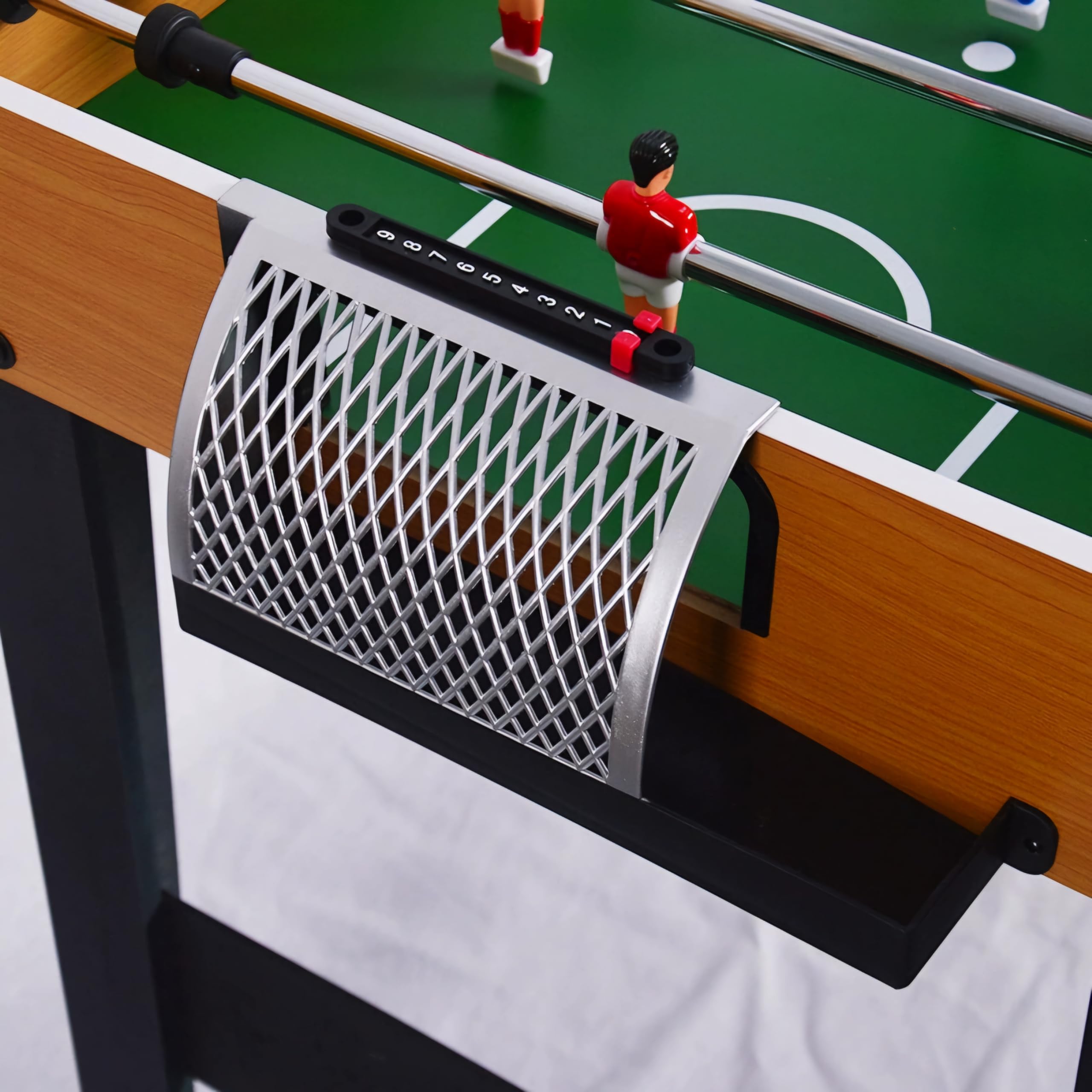 RUP 4ft Foosball Table Game Soccer for Adults, Family & Kids, Vertical Folding & Space Saving Design