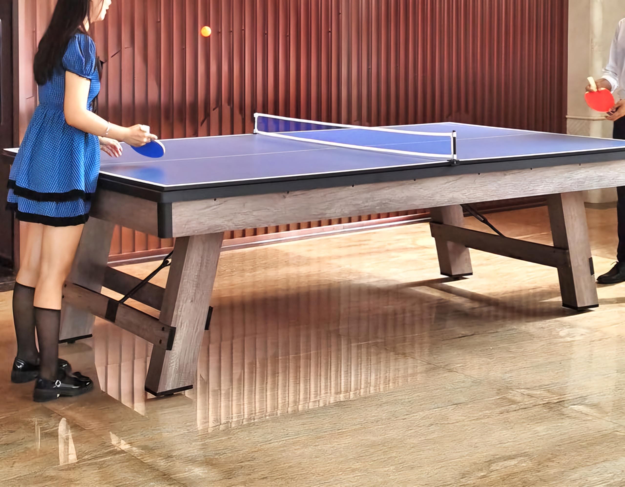 RUP 8ft 3-in-1 Multi Game Table – Pool Table with Table Tennis & Table Top | Ideal for Home, Office & Game Room (All
