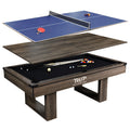 RUP 7ft 3-in-1 Multi Game Table – Pool, Table Tennis & Dining – product view