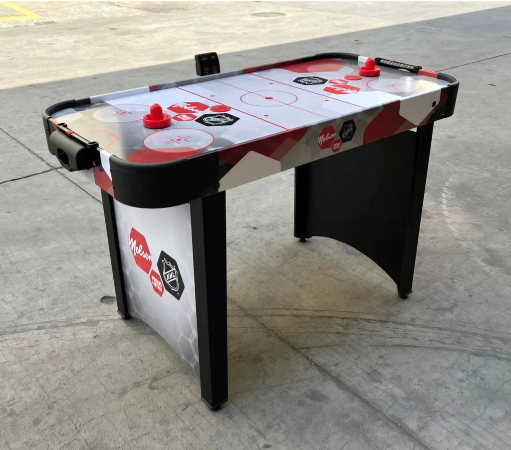 RUP Air Hockey Table, 4ft Electric Powered, Digital Scoreboard, 2 Players Game Set with Pucks and Pushers