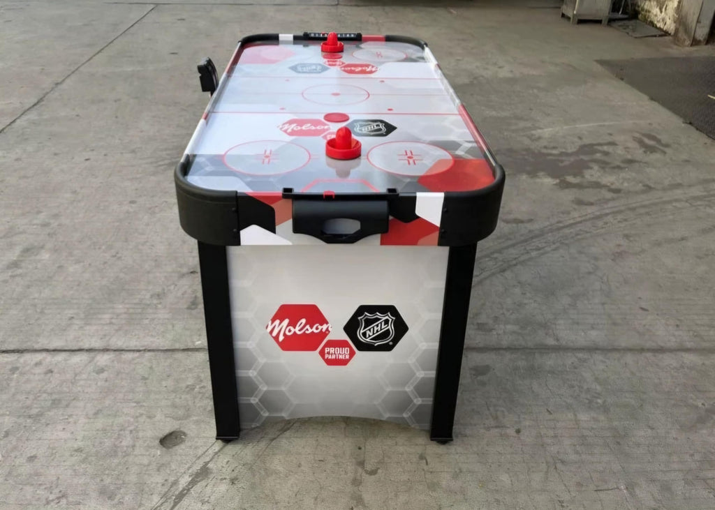 RUP Air Hockey Table, 4ft Electric Powered, Digital Scoreboard, 2 Players Game Set with Pucks and Pushers