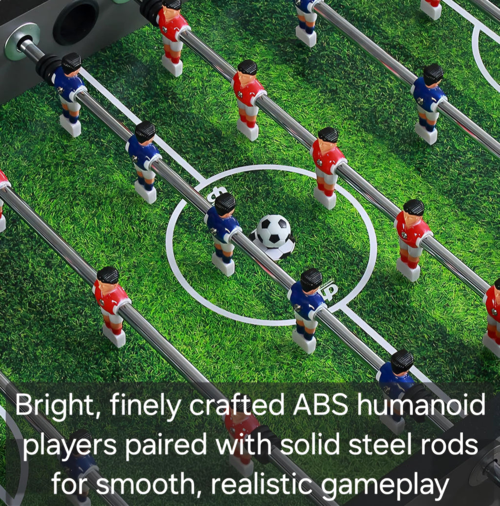 RUP Pro Foosball Table for Adults | Heavy-Duty Solid Plywood Body, Solid Steel Rods | 138 × 76.6 × 87 cm | for Home, Office &